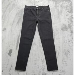 Jessica Simpson Jeans Womens 10 Washed Black High Rise Skinny Stretch Denim
